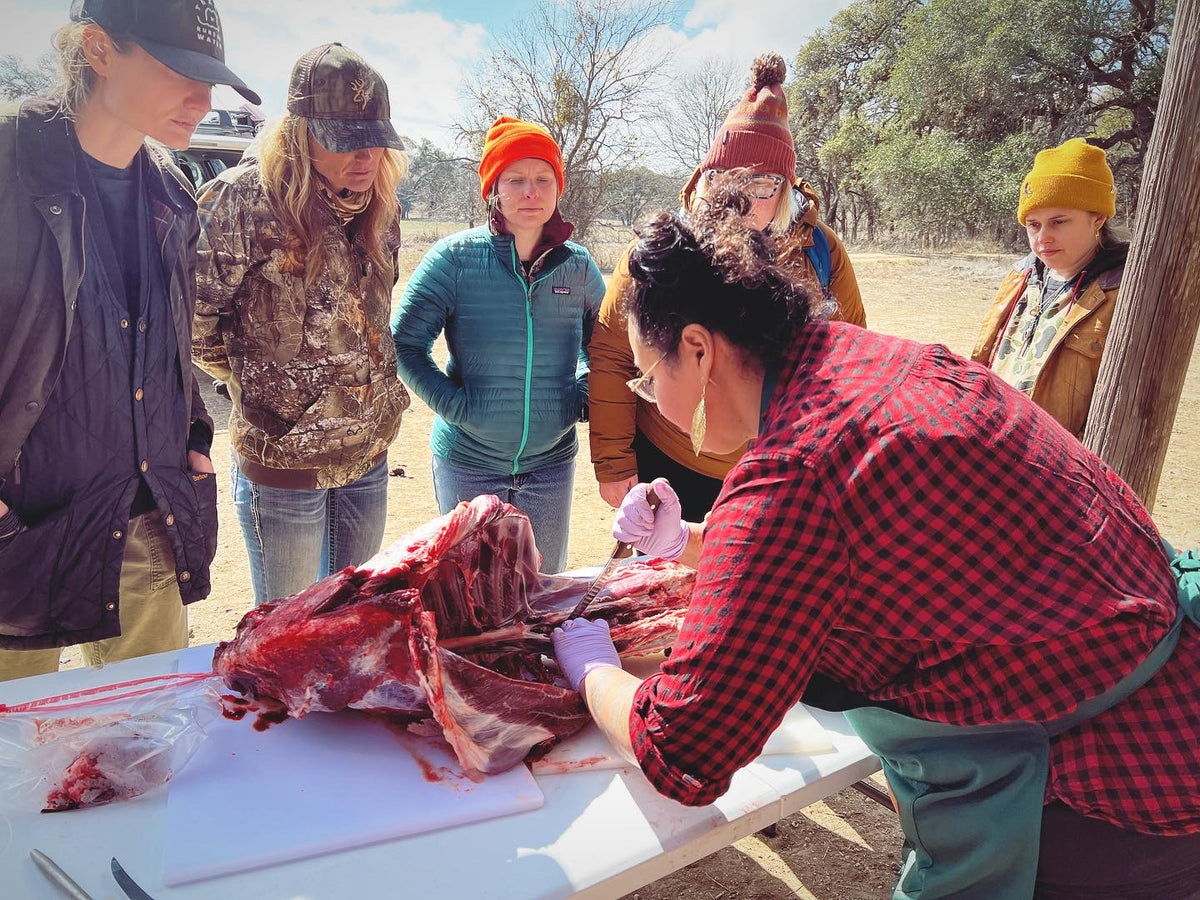 Bring a Professional Wild Game Butcher to your Hunt Camp